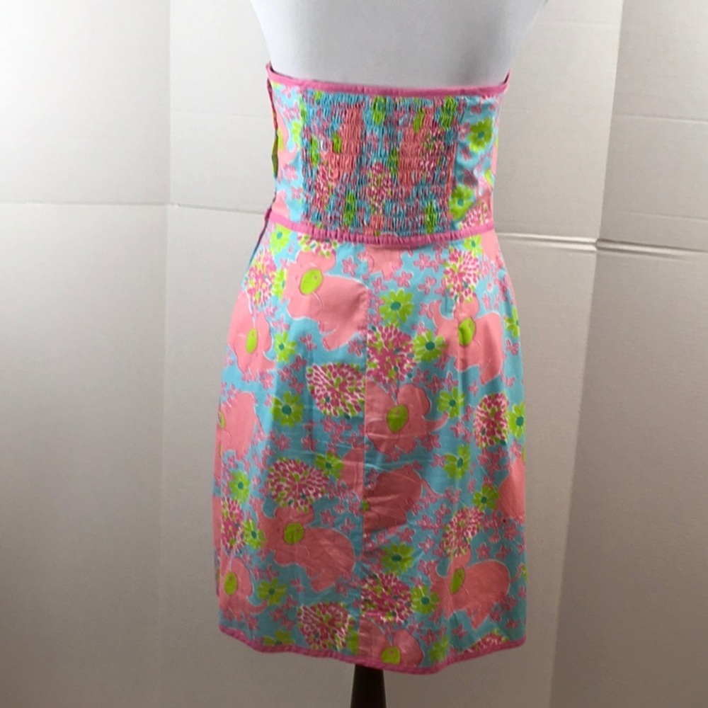 Lilly Pulitzer pink elephant Elefrance dress - Picture 6 of 8
